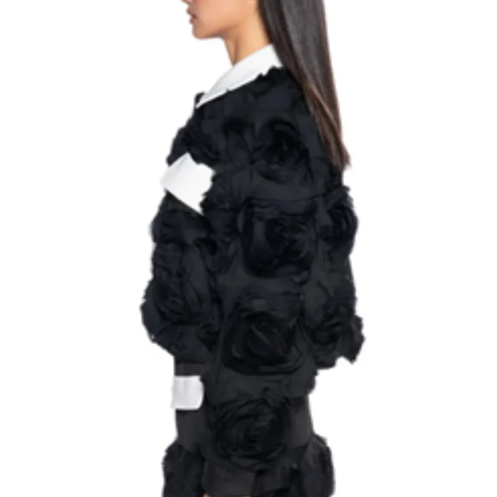 AKIRA - 3D FLORAL BOMBER SET - JACKET AND SKIRT - Picture 3 of 9